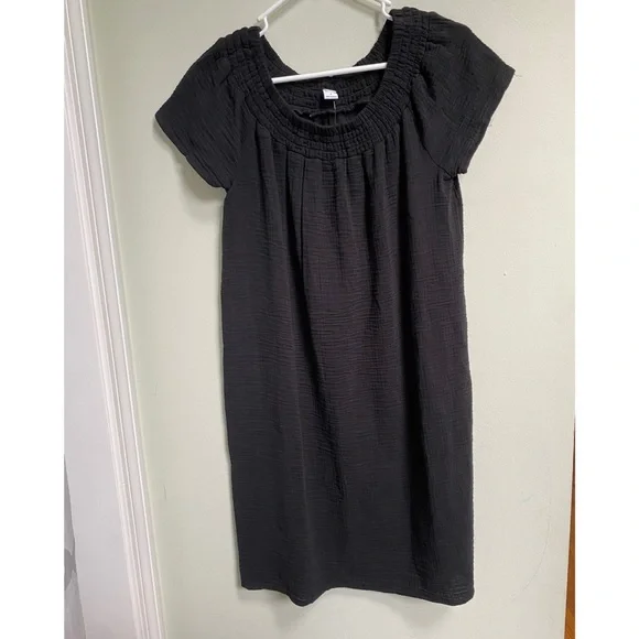 100% cotton black dress size small old navy NWT - Picture 1 of 7